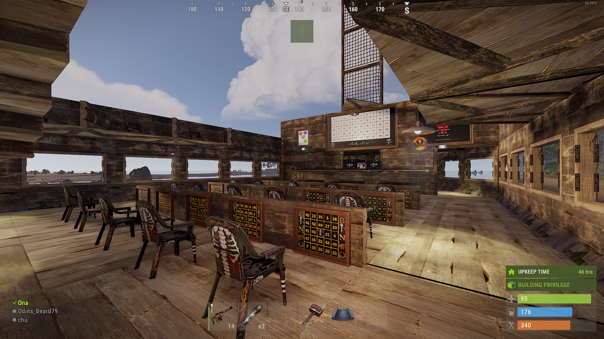 Bingo Hall Setup